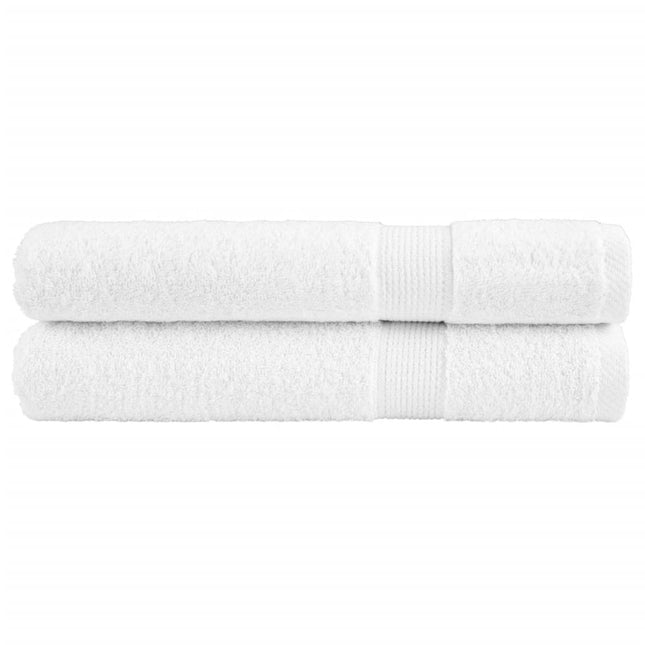 Asciugamani Premium SOLUND 2 pz Bianchi 100x200cm 600gsm