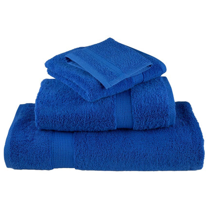 Asciugamani per Sauna SOLUND 4 pz Blu 80x200cm 600gsm