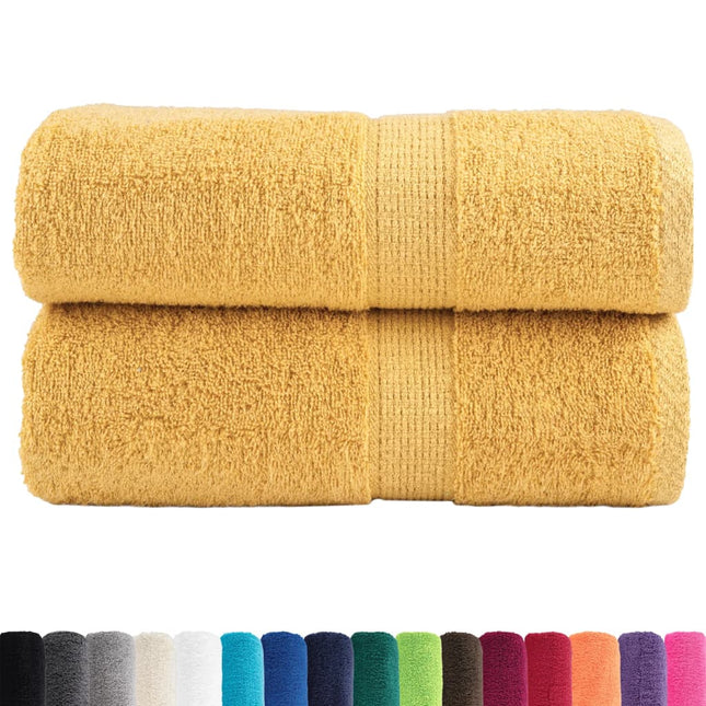 Asciugamani Ospiti SOLUND 2 pz Oro 30x50 cm 600gsm