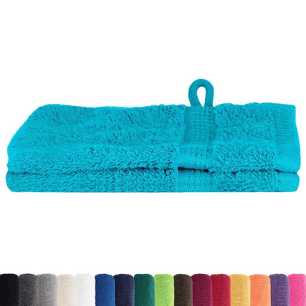 Fazzoletti 2 pcs Turchese 15 x 21 cm Cotone