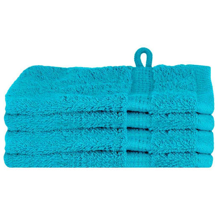 Fazzoletti 4 pcs Turchese 15 x 21 cm Cotone