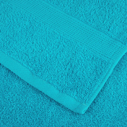 Asciugamani Premium SOLUND 2pz Turchesi 100x200cm 600 g/m²