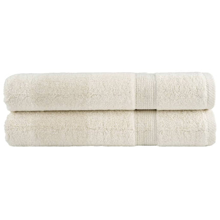 Asciugamani Premium SOLUND 2 pz Crema 100x200 cm 600 g/mÃƒâ€šÃ‚Â²