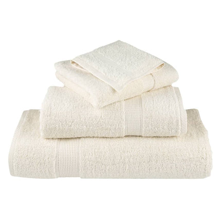 Asciugamani Premium SOLUND 2 pz Crema 100x200 cm 600 g/mÃƒâ€šÃ‚Â²