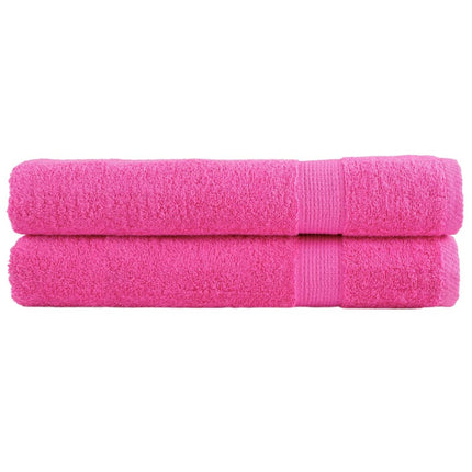 Asciugamani Premium SOLUND 2 pz Rosa 100x200 cm 600 g/mÃƒâ€šÃ‚Â²