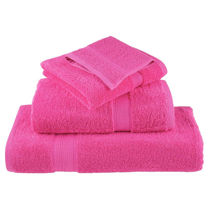 Asciugamani SOLUND 4 pz Rosa 100x200 cm 600 g/mÃƒâ€šÃ‚Â²