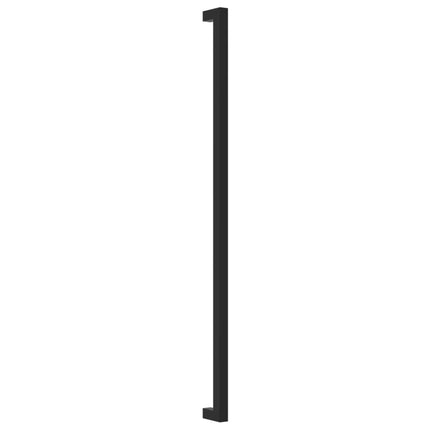 Maniglie per Mobili 10 pz Nere 480 mm in Acciaio Inox