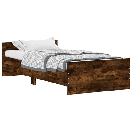 Giroletto senza Materasso Rovere Fumo 90x190 cm in Truciolato
