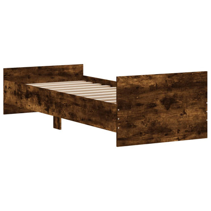 Giroletto senza Materasso Rovere Fumo 75x190 cm in Truciolato