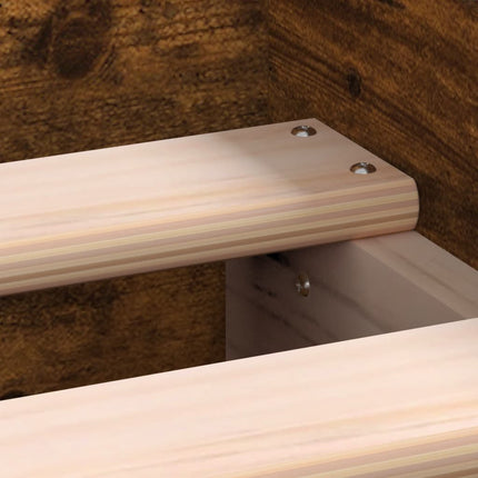 Giroletto senza Materasso Rovere Fumo 75x190 cm in Truciolato