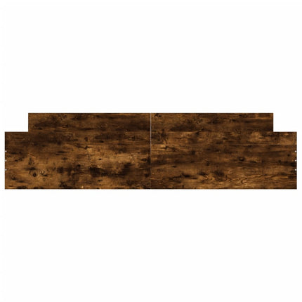Giroletto con Testiera e Pediera Rovere Fumo 180x200 cm
