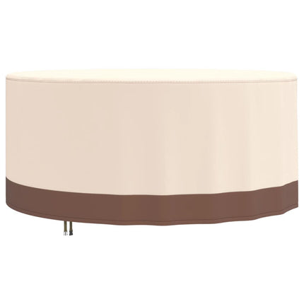 Copertura Mobili Giardino Rotonda Beige Ã˜ 183x71 cm 600D Oxford