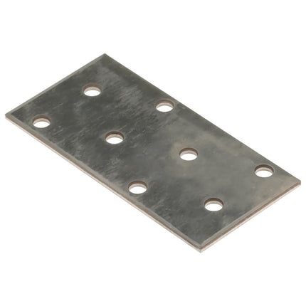 Piastre Forate 60 pz 2 mm 80x40 mm Acciaio Zincato