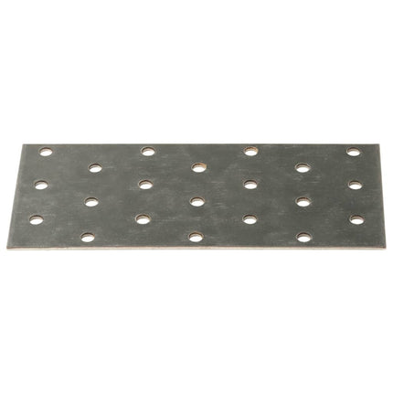 Piastre Forate 40 pz 2 mm 140x60 mm Acciaio Zincato