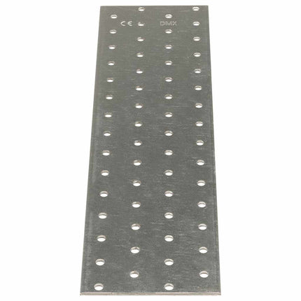 Piastre Forate 20 pz 2 mm 300x80 mm Acciaio Zincato
