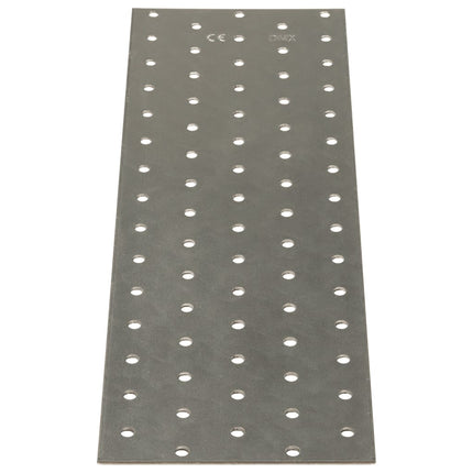 Piastre Forate 20 pz 2 mm 300x100 mm Acciaio Zincato