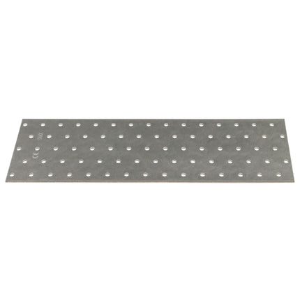 Piastre Forate 20 pz 2 mm 300x100 mm Acciaio Zincato