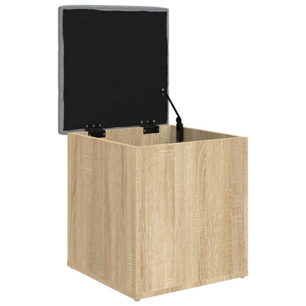 Panca Portaoggetti Rovere Sonoma 42x42x45 cm Legno Multistrato