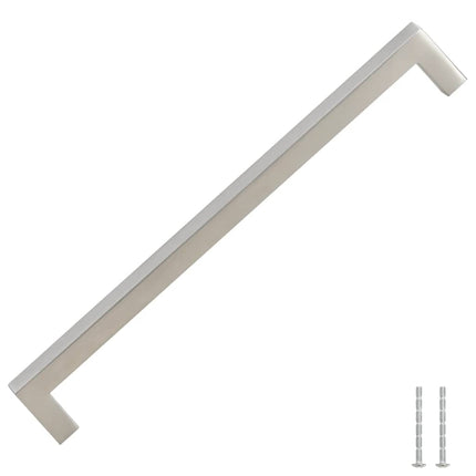 Maniglie per Mobili 5pz Argento 224mm in Acciaio Inox