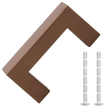 Maniglie per Mobili 10pz Bronzo 64mm in Acciaio Inox
