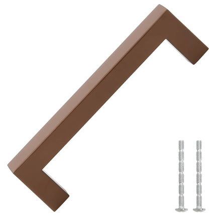 Maniglie per Mobili 10pz Bronzo 128mm in Acciaio Inox