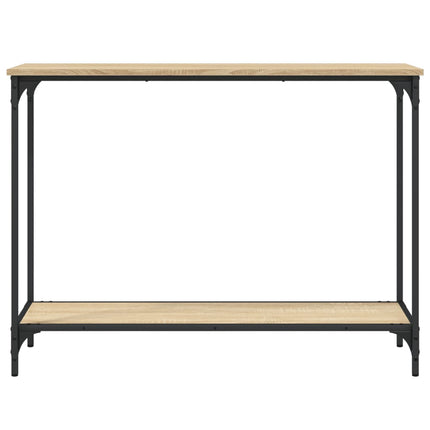 Tavolino Consolle Rovere Sonoma 101x30,5x75cm Legno Multistrato