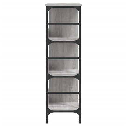 Credenza Grigio Sonoma 102x32x103,5 cm in Legno Multistrato