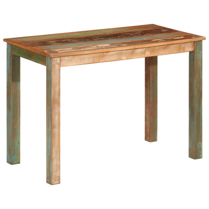 Tavolo da Pranzo 110x55x76 cm in Legno Massello di Recupero