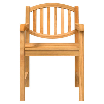Sedie da Giardino 8 pz 58x59x88 cm in Legno Massello di Teak