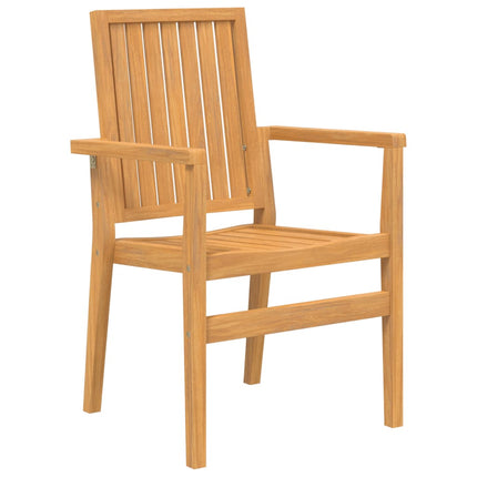 Set da Pranzo da Giardino 7 pz in Legno Massello di Teak