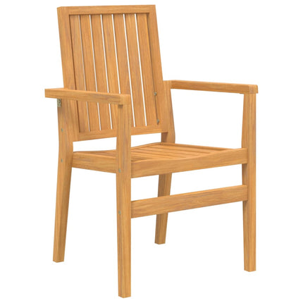 Set da Pranzo da Giardino 7 pz in Legno Massello di Teak