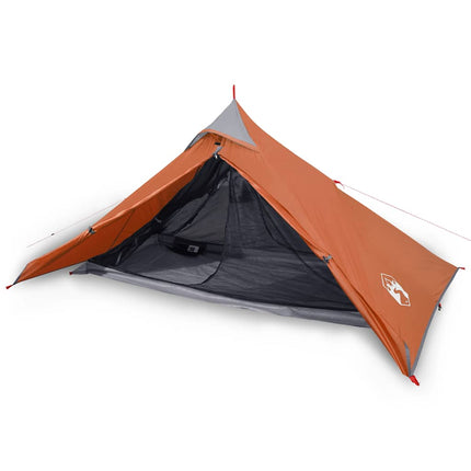 Tenda da Campeggio Tipi 1 Persona Arancione Impermeabile