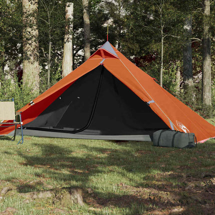 Tenda da Campeggio Tipi 1 Persona Arancione Impermeabile
