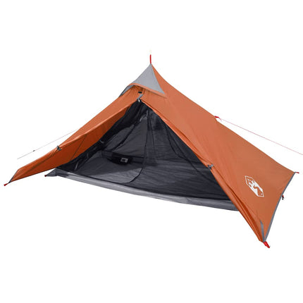 Tenda da Campeggio Tipi 1 Persona Arancione Impermeabile