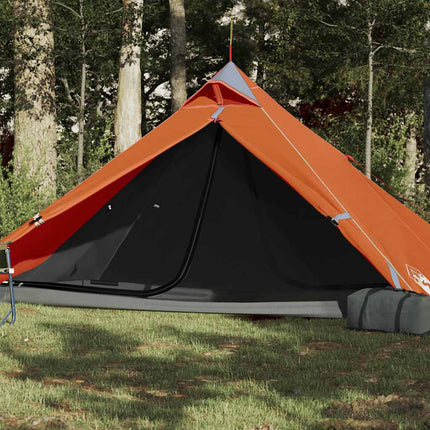 Tenda da Campeggio Tipi 1 Persona Arancione Impermeabile