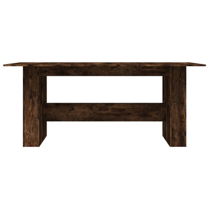 Tavolo da Pranzo Rovere Fumo 180x90x76 cm Legno Multistrato