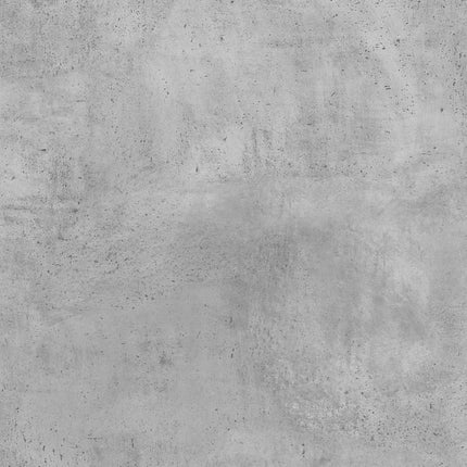 Credenza con Ante in Vetro Grigio Cemento 35x37x120 cm