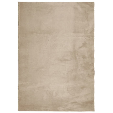 Tappeto a Pelo Corto HUARTE Morbido e Lavabile Sabbia 120x170cm