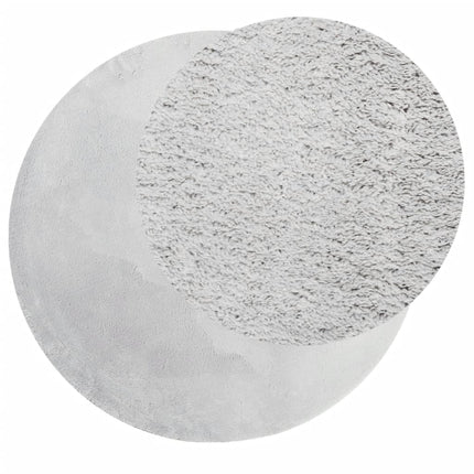 Tappeto a Pelo Corto HUARTE Morbido e Lavabile Grigio ÃƒËœ 80 cm