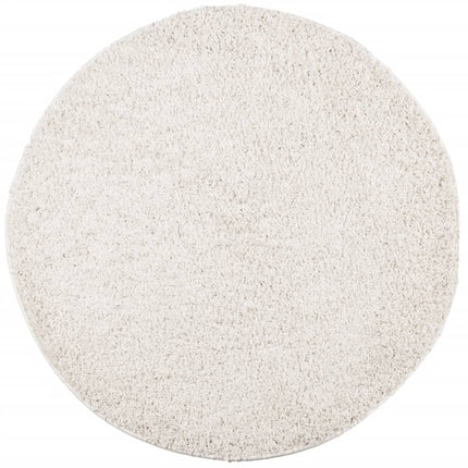 Tappeto Shaggy PAMPLONA a Pelo Lungo Moderno Crema Ã˜ 280 cm