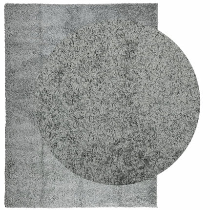 Tappeto Shaggy PAMPLONA a Pelo Lungo Moderno Verde 300x400 cm