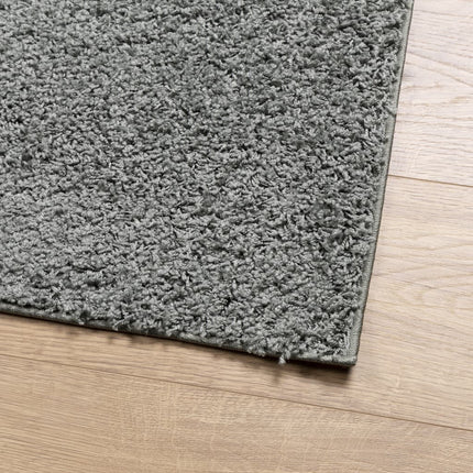 Tappeto Shaggy PAMPLONA a Pelo Lungo Moderno Verde 300x400 cm