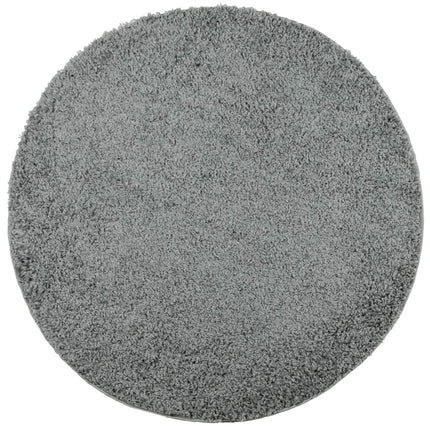 Tappeto Shaggy PAMPLONA a Pelo Lungo Moderno Verde Ø 280 cm