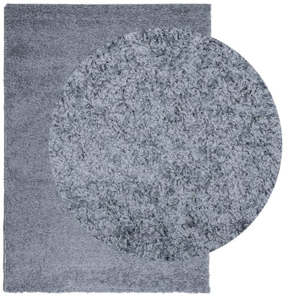 Tappeto Shaggy PAMPLONA a Pelo Lungo Moderno Blu 240x340 cm