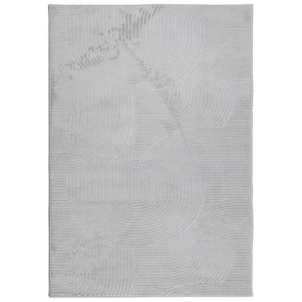 Tappeto IZA a Pelo Corto Aspetto Scandinavo Grigio 160x230 cm