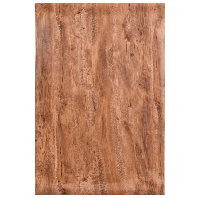 Adesivo per Mobili Autoadesivo Aspetto Legno 90x500 cm in PVC