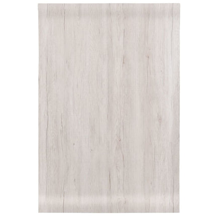 Adesivo per Mobili Autoadesivo Aspetto Legno 90x500 cm in PVC