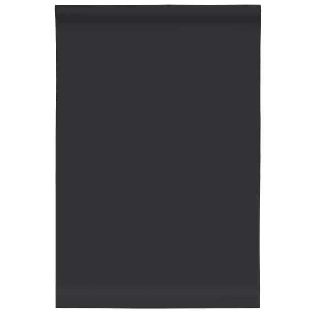 Adesivo per Mobili Autoadesivo Nero Opaco 90x500 cm in PVC