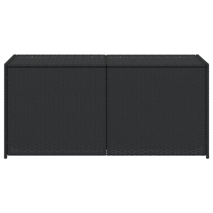 Contenitore da Giardino Nero 283L in Polyrattan