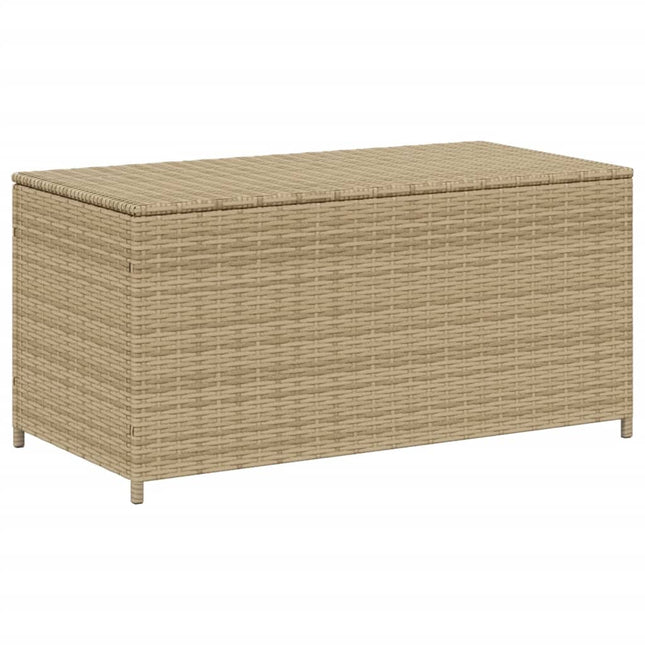 Contenitore da Giardino Beige Misto 190L in Polyrattan